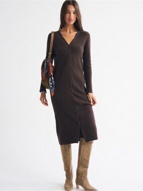 Duster Maxi Sweater Dress